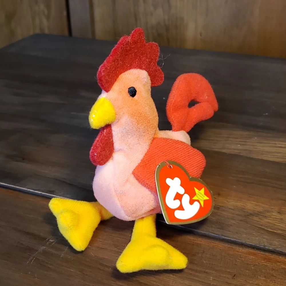 Ty Teenie Beanie Baby STRUT The Rooster